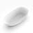71" Artificial Stone Solid Surface Freestanding Bathroom Bathtub