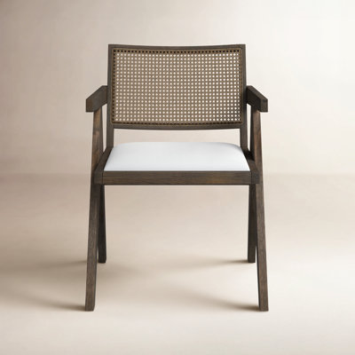 Paola Linen Oak Armchair