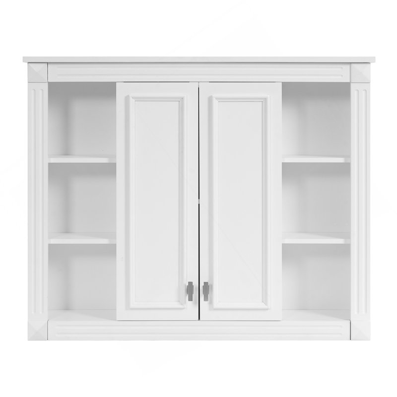 Armoire à pharmacie de 36 po x 28 po, armoire de rangement murale pour salle de bain, avec 1 tablette réglable, armoire à pharmacie murale pour la salle de bain, charnières à fermeture douce, portes à ouverture pivotante