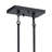4 - Light Steel Dimmable Kitchen Island Linear Chandelier-617987624