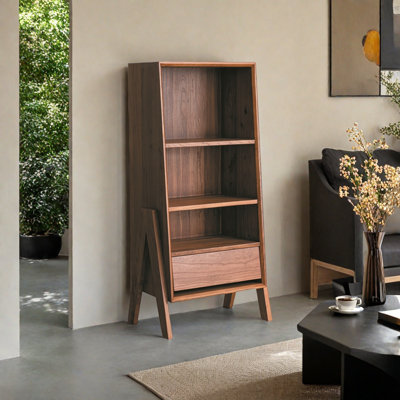 A wabi-sabi style fashionable bookcase