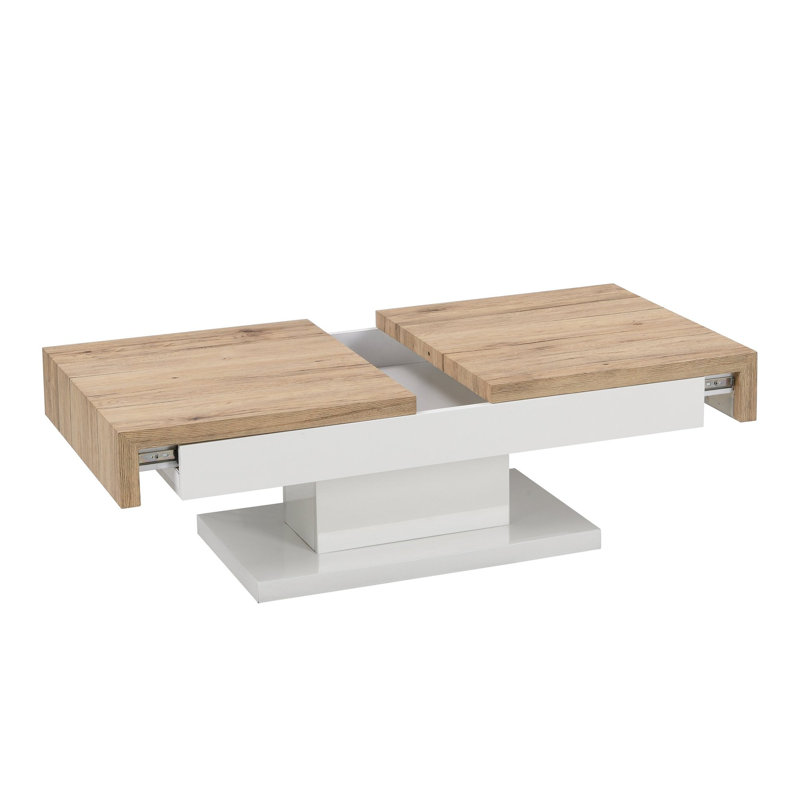 Molti Pedestal Coffee Table with Storage