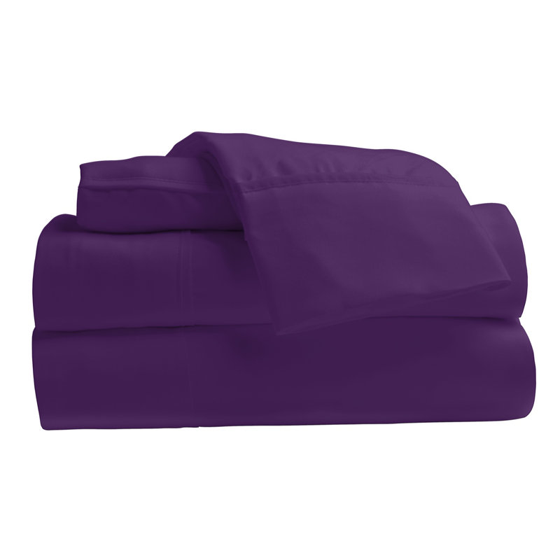 Ensemble de draps en microfibre Paarizaat 9000 Series, Lit simple, Mauve