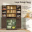 Armoire garde-manger brune patinée-1405907615
