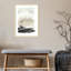 «Ebony Horizon Triptych II» par Jennifer Goldberger - impression encadrée-1003515131-1003515129