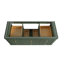 Ensemble de meuble-lavabo mural simple vert avec lavabo 48 po avec évier entièrement assemblé-130462670