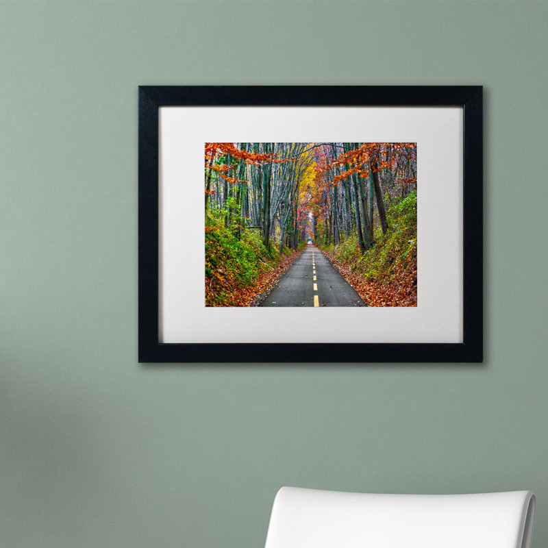 "paths" par cateyes, reproduction de photo encadrée, Blanc, H 16 po x l 20 po