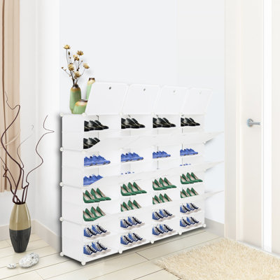 Avaeya Stackable Flip Down Shoe Storage