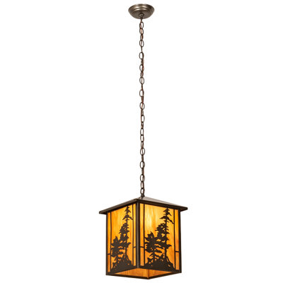 Luminaire suspendu carré 1 lumières Toomsboro