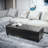 Hillcrest Faux Leather Upholstered Storage Bench-26077104
