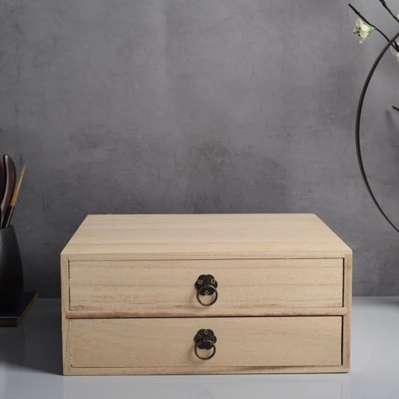 Solid Wood Desk Organiser