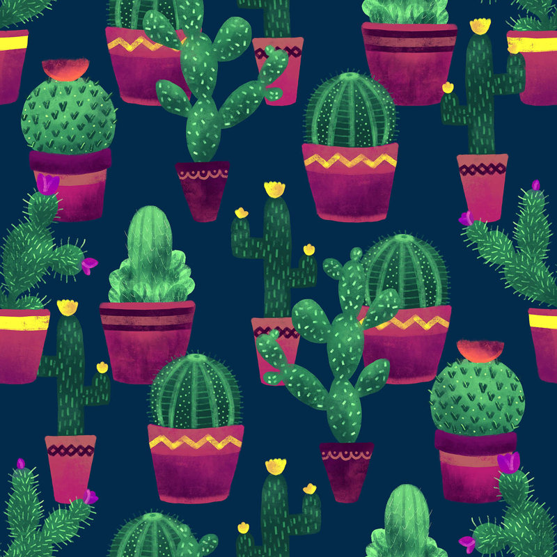 Ensemble de housse de couette DiaNoche en microfibre par Noonday Design - Cactus