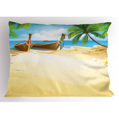 Taie décorative beach Island