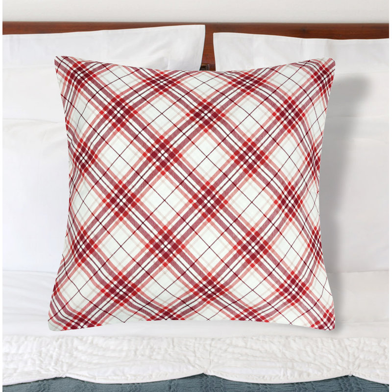 Oreiller de soutien en polyester Blakeney, Rouge