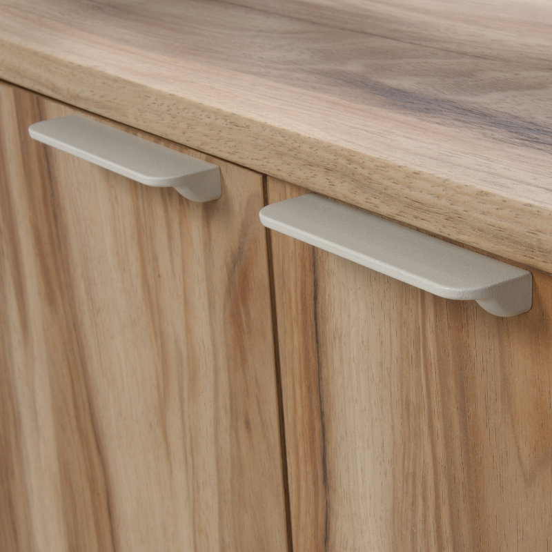 Ensemble de porte en bois pour bibliothèque, brun
