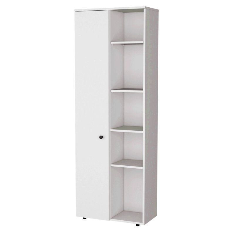 Garde-manger à 1 porte blanc, Blanc