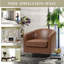 Bennett 79Cm Wide Swivel Barrel Chair-472109770