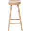 Adhitya Solid Wood Counter Stool