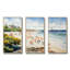 «Vintage Beach Day Tranquility I - Coastal Beach Sand», art mural-2085054434-2085054431