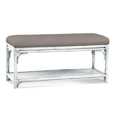 Banc de rangement en osier Summer Retreat