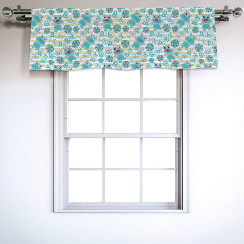 Sateen Ruffled Window Valance