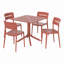 Ensemble repas carré pour 4 personnes-817786904
