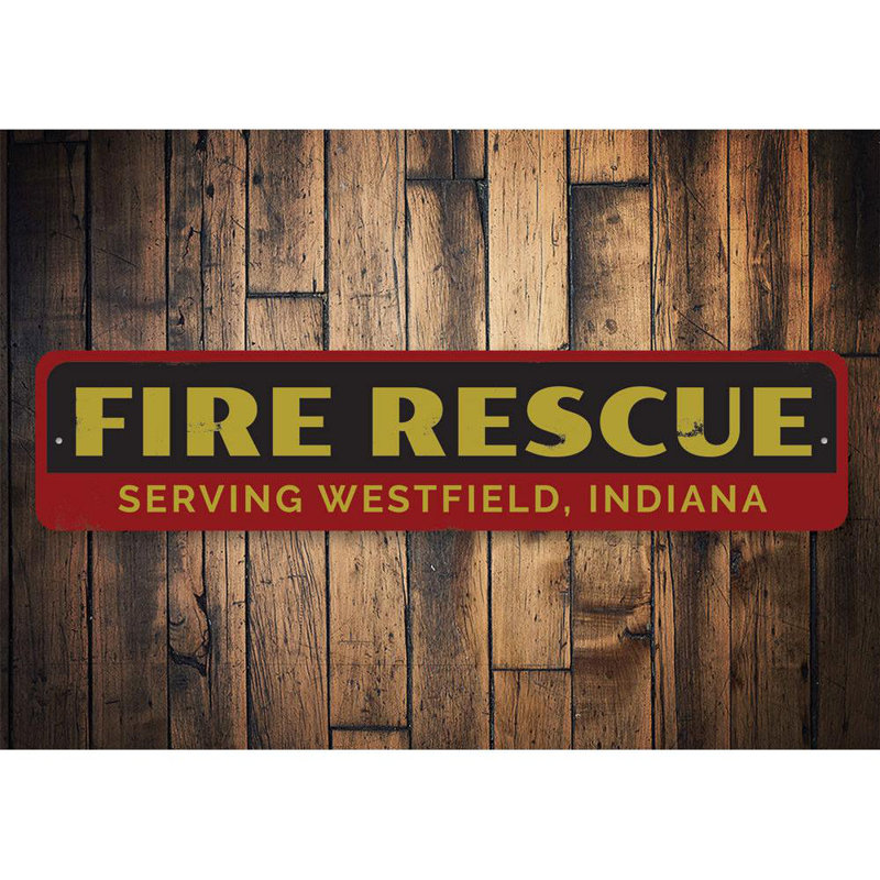 Plaque de secours en aluminium, H 4 po x l 18 po x P 0,04 po