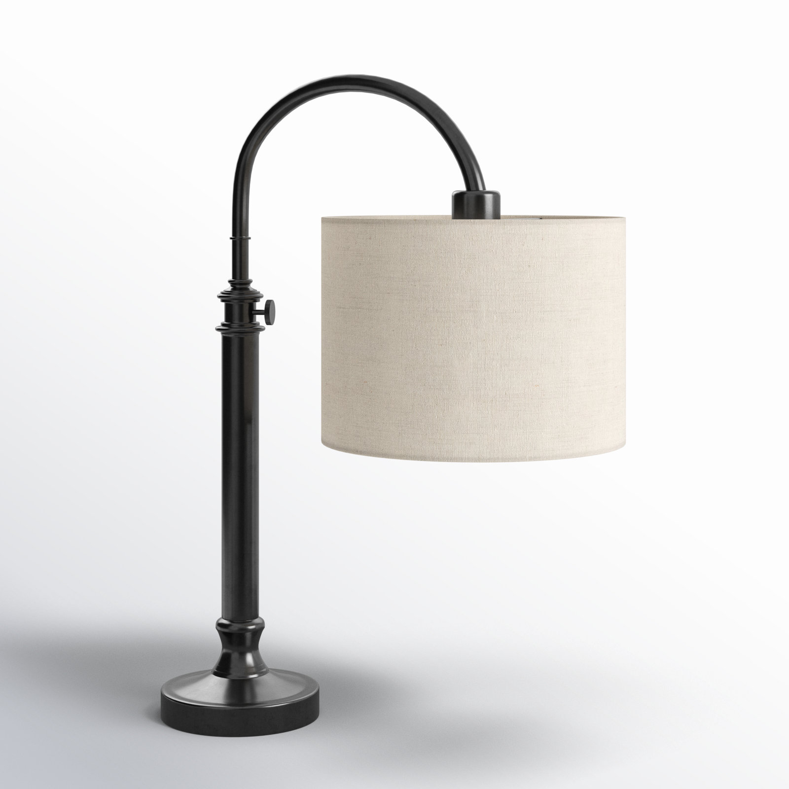 Slade Metal Arched Lamp, Antique Bronze