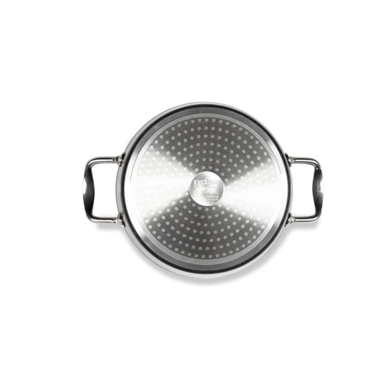 Excelsa Five Stars Aluminum Stock Pot, 25cm