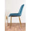 Anders Modern High Gloss Marble Effect Dining Table Set with 6 Luxury Velvet Dining Chairs-91736261-90277854