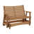 Natural Teak Top/Antique Mahogany Base selected