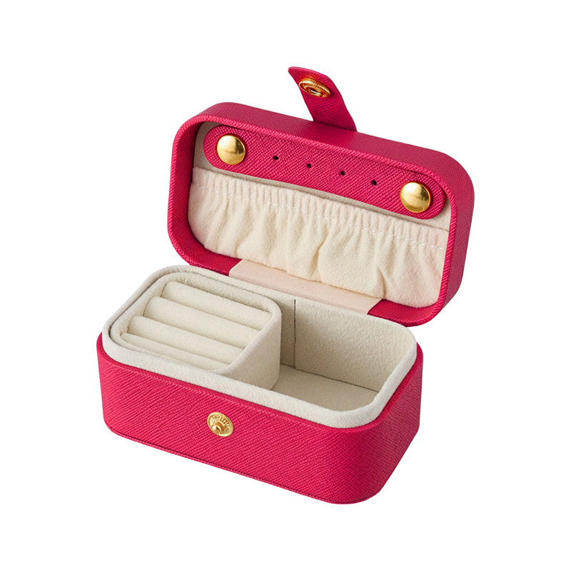 Leather Jewellery Box +, Rose