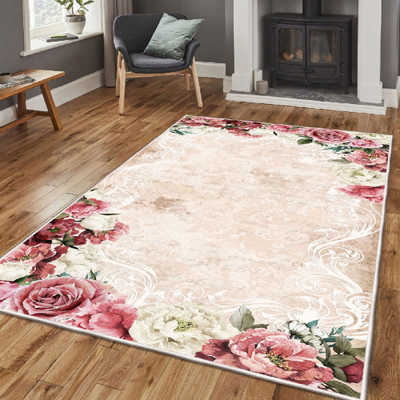 Luxurious Hall Carpet, 100% Velvet Fabric, 31.5 x 59.1 Inches | Non-Slip Cotton Sole, Pile Height: 0.4 Inches | Antibacterial & Machine Washable, 3D Digital Printing | Elegant Design for Living Room & Entryway