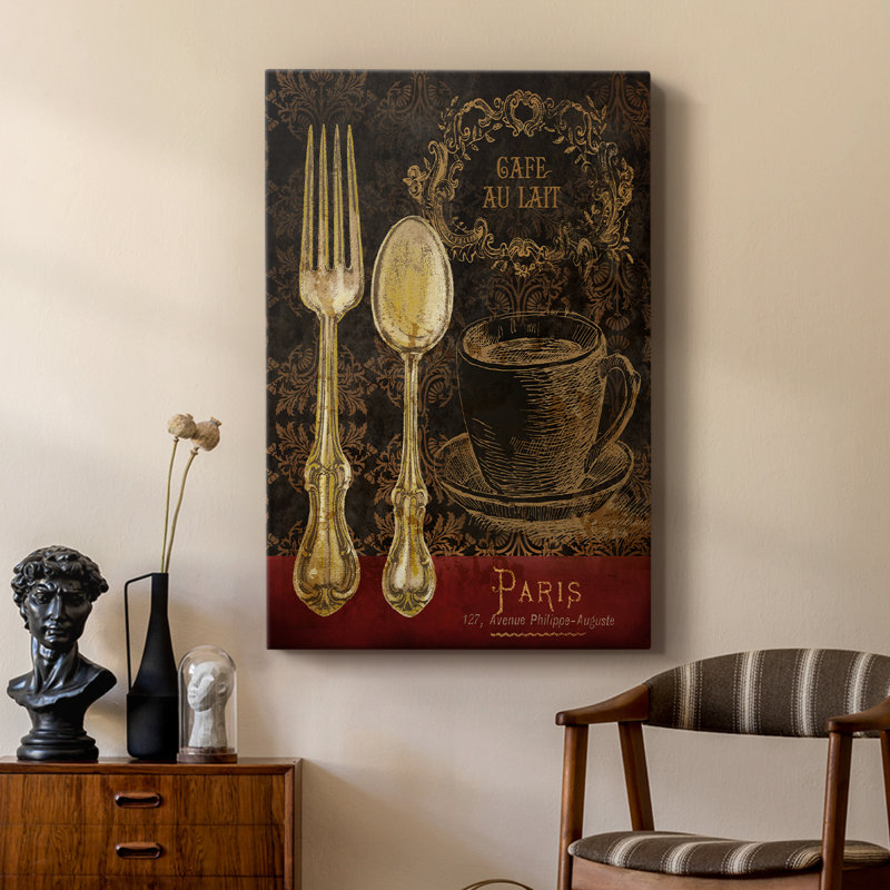 Café au lait - galerie Cavas sur mesure, H 36 po x l 24 po