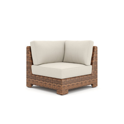 Chaise de patio avec coussins sunbrella Nico