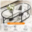 Glass Oval Coffee Table-2065294566