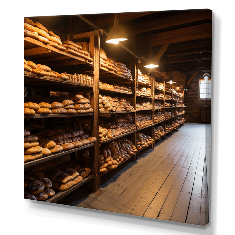 Baguettes de pâtisserie française - Art mural de pâtisserie, H 16 po x l 16 po x P 1 po