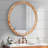 Round Wall Mirror, Decorative Hanging Mirror for Bathroom, Bedroom, Entryway