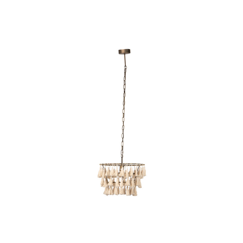 1 - Light Unique/Statement Pendant, Beige