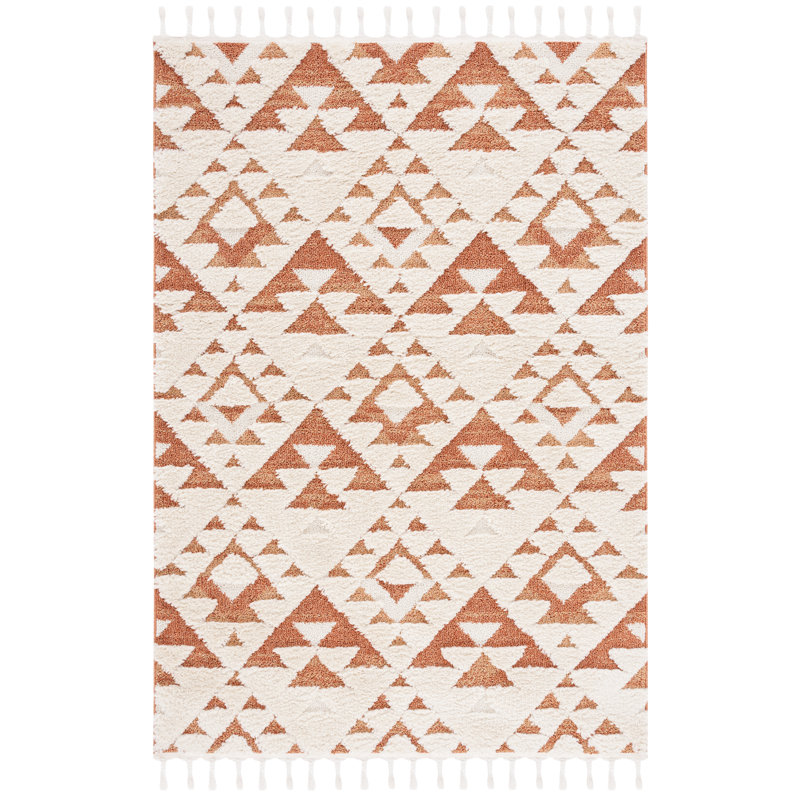 Kangley Performance Geometric Tassel Rug, Rectangle 8' x 10'
