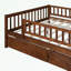 Kallel Daybed with Two Drawers and Guardrails-88414495-113373997