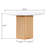 Afred Round Faux Marble Top Dining Table