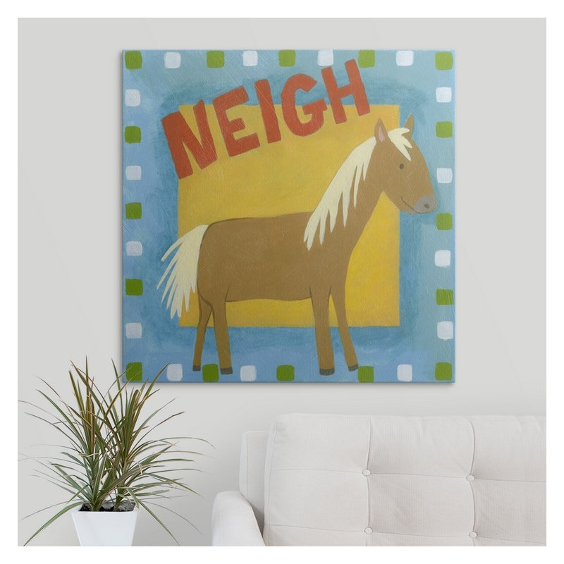 Abramson Neigh 'Megan Meagher, art textuel, H 35 po x l 35 po x P 1,5 po, Toile