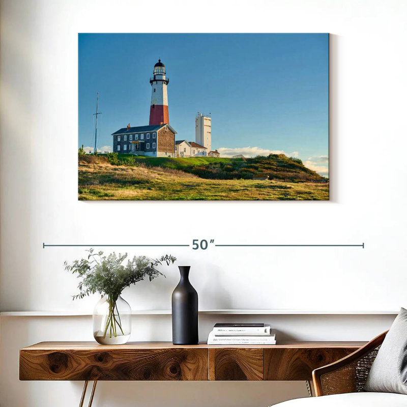 Lilie Montauk Lighthouse, 26" H x 39" W