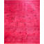 Overdyed Hand-Knotted Wool Modern-Contemporary Pink Area Rug 10' 2" x 14' 3"