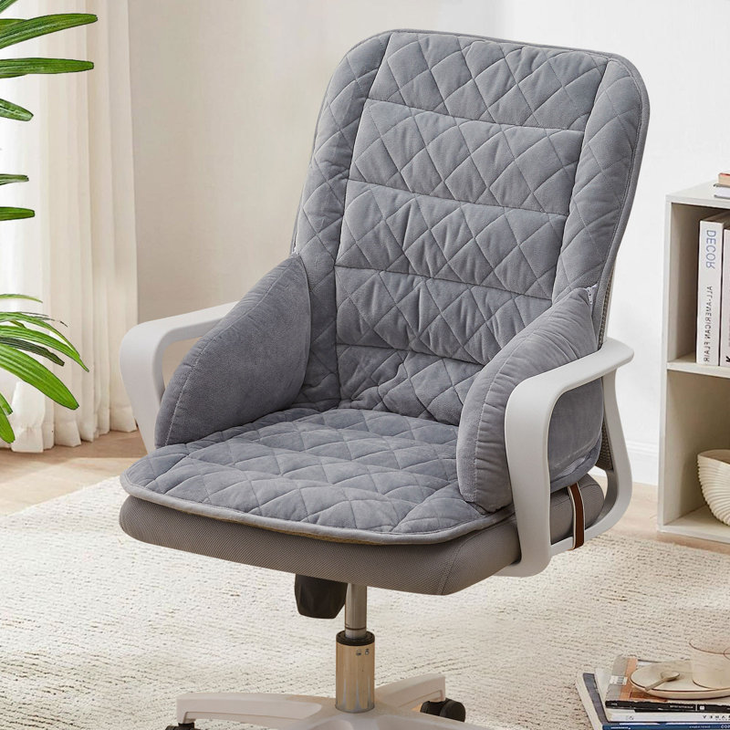 Housse de chaise de bureau intégrée, Gris