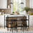 Grondin 47.24" Iron Kitchen Island Set-964939967