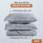 Embossed Microfiber King Coverlet Set – Oversized, Soft & Dust-Resistant, 3-Piece-124249319