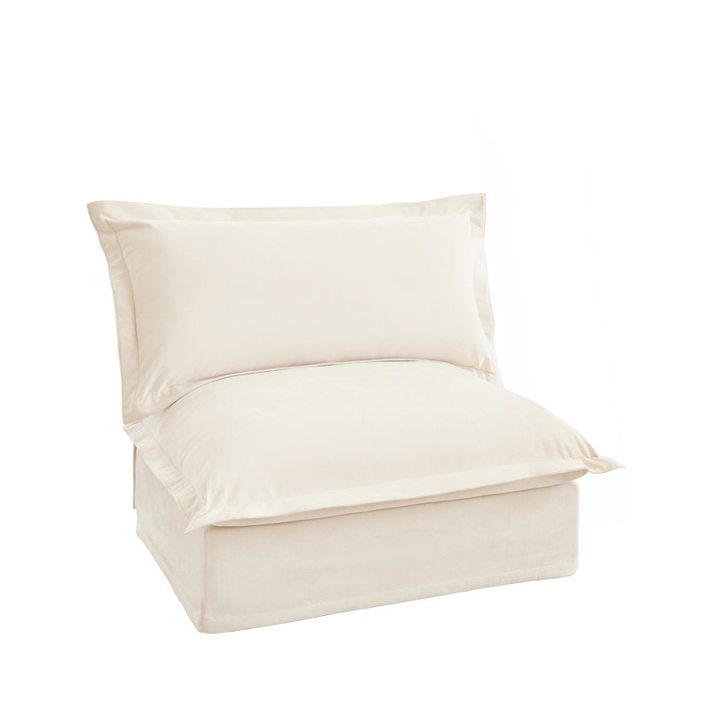 Canapé sans accoudoirs Koala - Crème, Chenille crème
