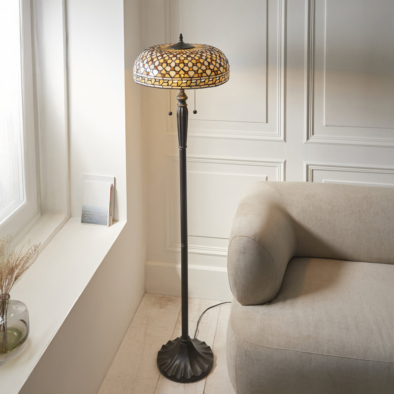 157cm Satin Traditional Floor Lamp